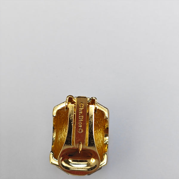 Metal Gold Clip On Earrings