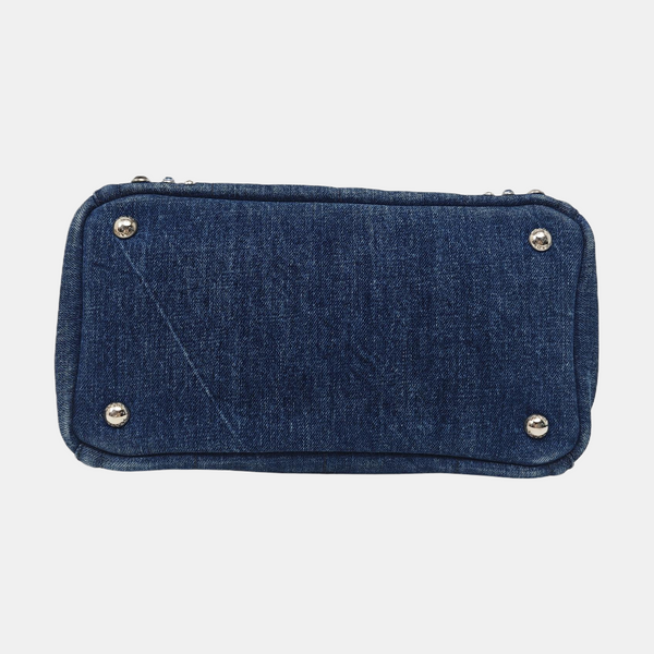Denim Tote Bag Blue