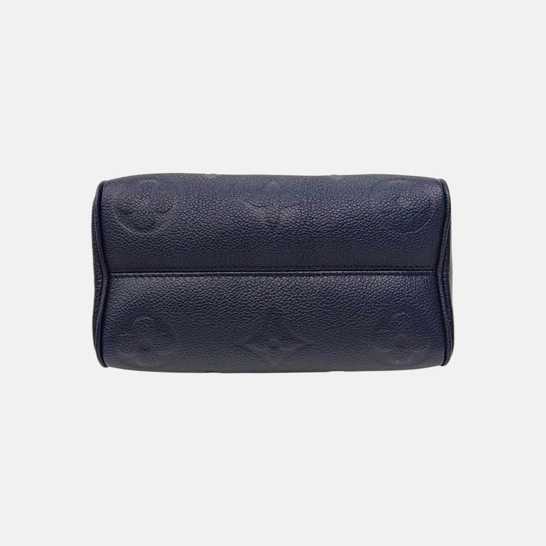 SPEEDY 20 Monogram Calfskin Blue