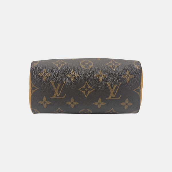 SPEEDY Nano Monogram Coated Canvas Brown