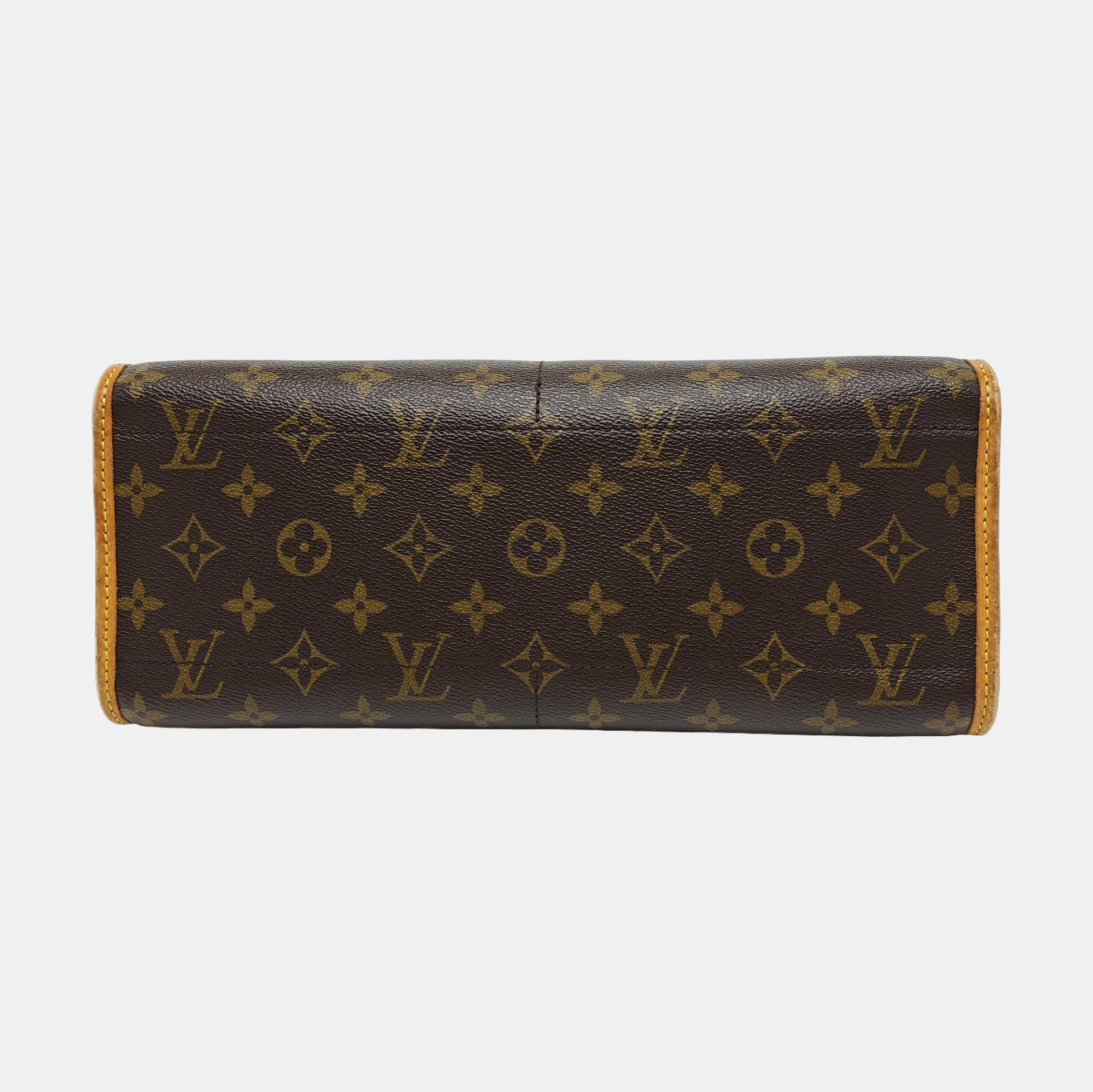 POPINCOURT Monogram Coated Canvas Brown