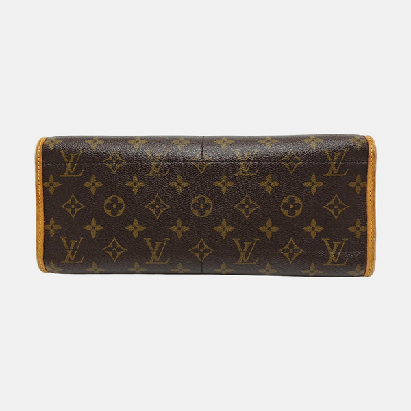 POPINCOURT Monogram Coated Canvas Brown