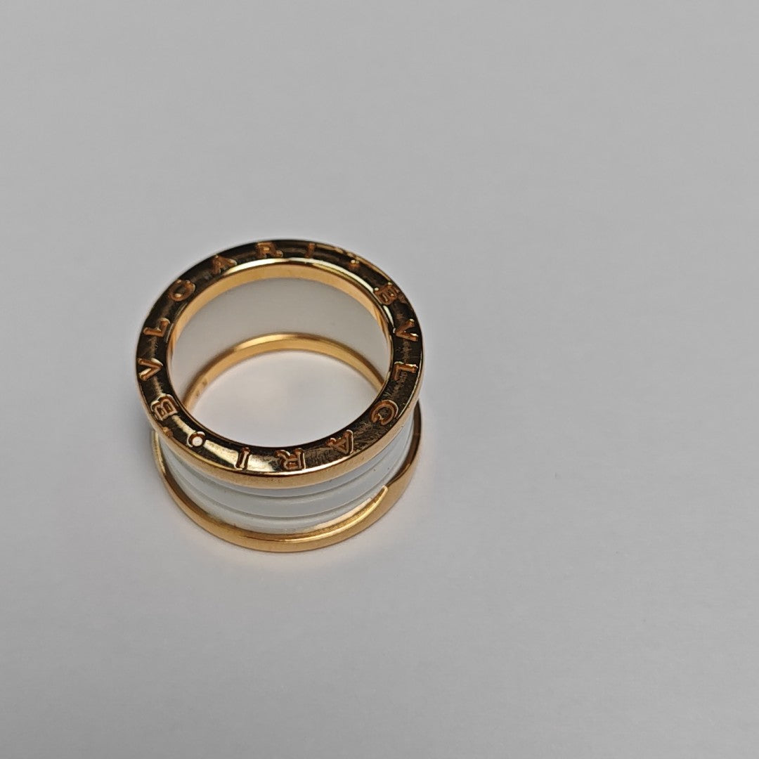 B.ZERO1 18k Rose Gold Ring EU 52