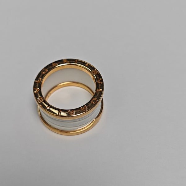 B.ZERO1 18k Rose Gold Ring EU 52