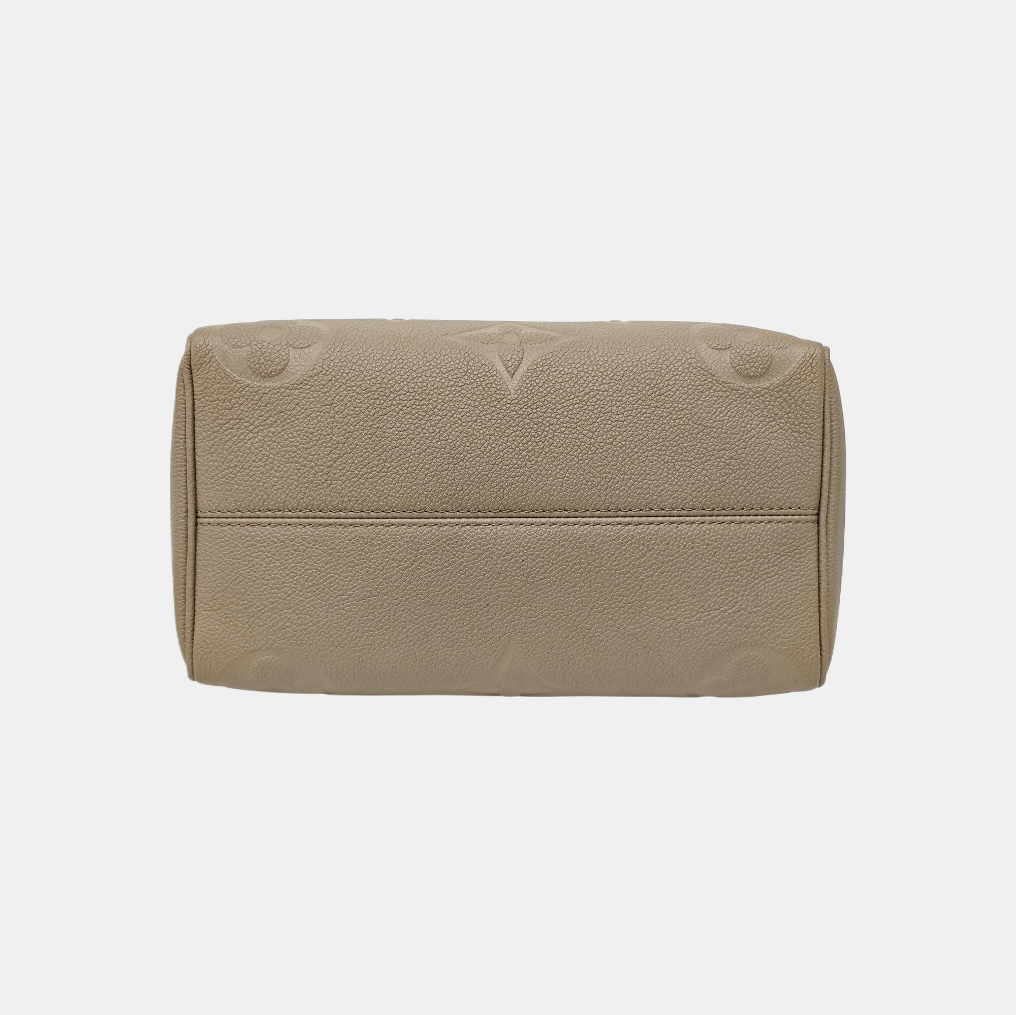 SPEEDY 25 Monogram Calfskin Beige