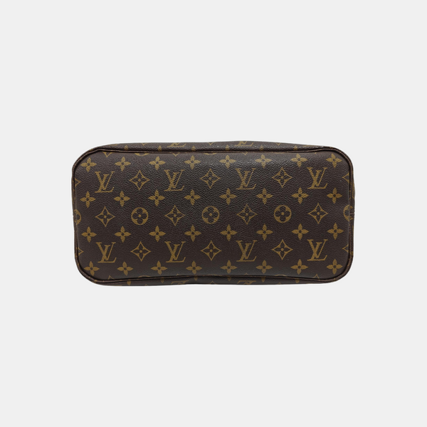 NEVERFULL MM Monogram Coated Canvas Brown