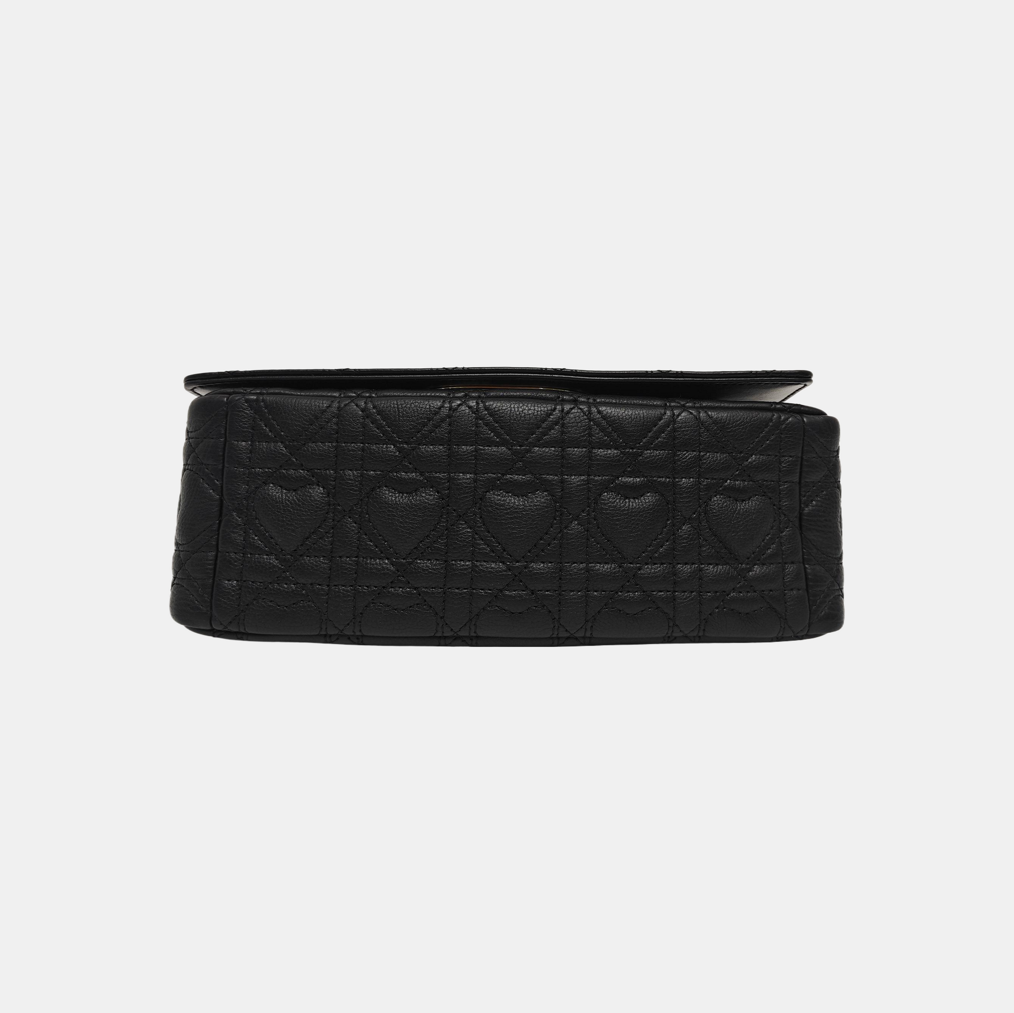 Dior Caro Medium Cannage Calfskin Black
