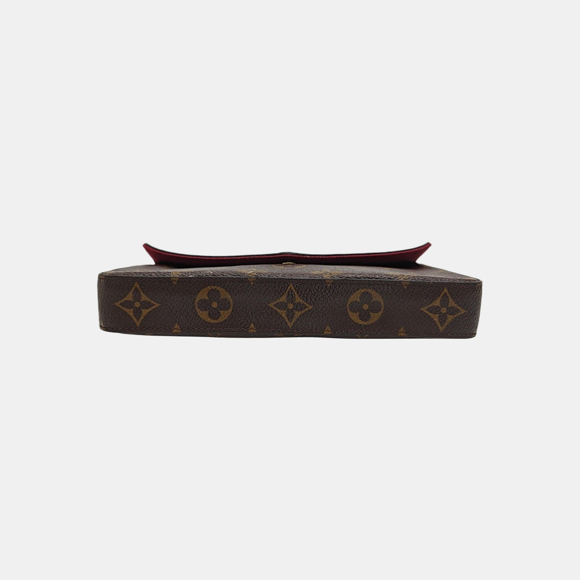 FÉLICIE Monogram Coated Canvas Brown