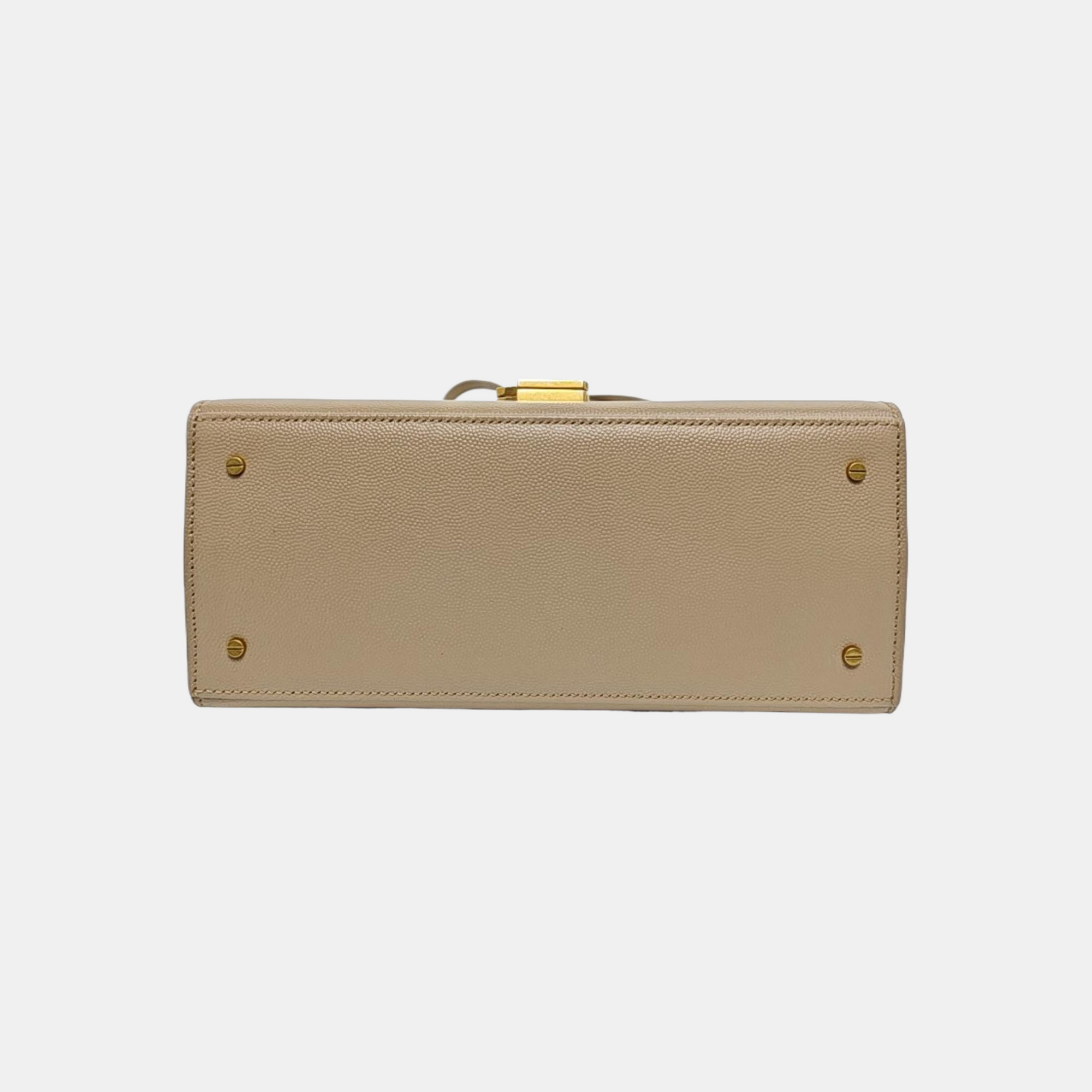 CASSANDRA Medium Calfskin Beige