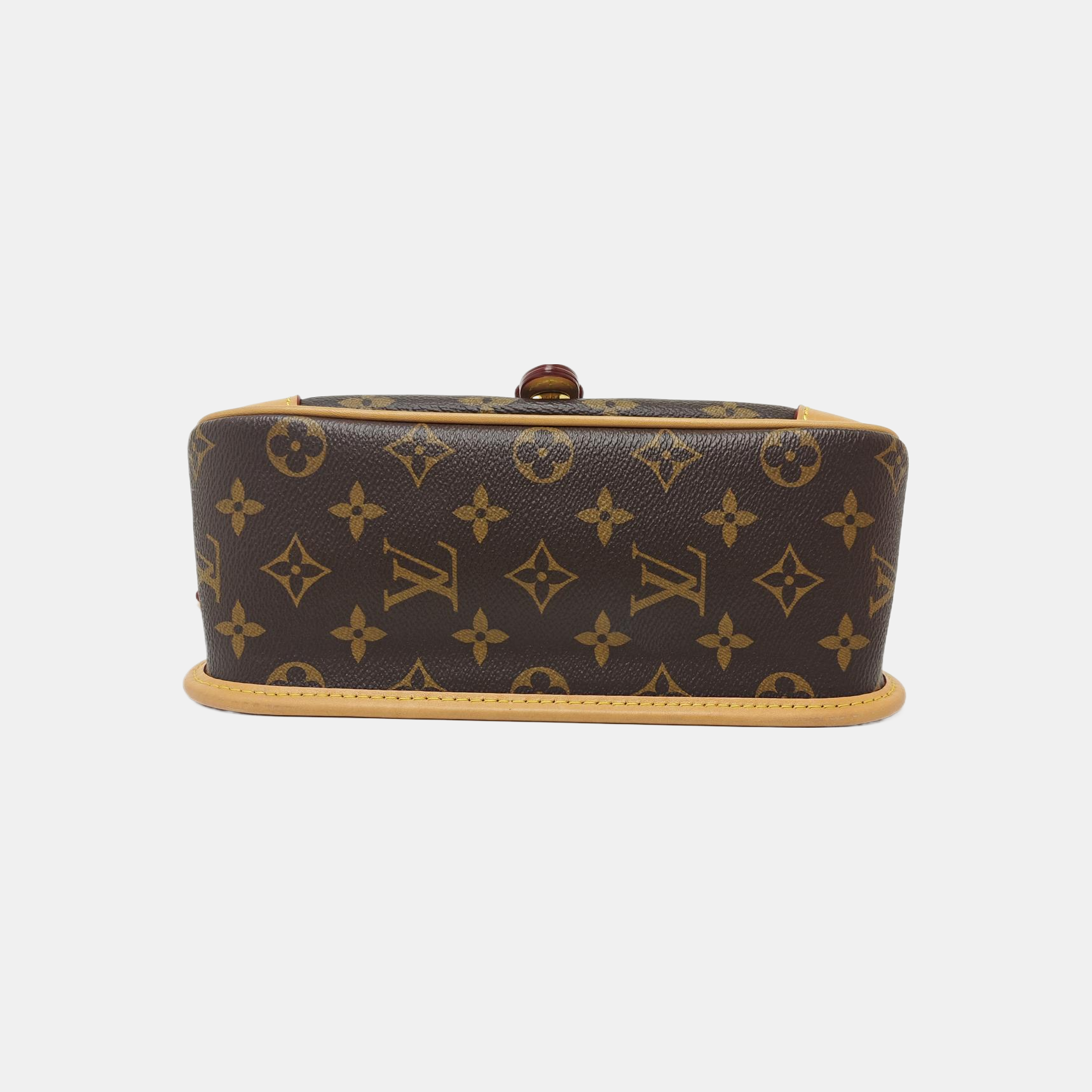 DIANE Monogram Coated Canvas Brown