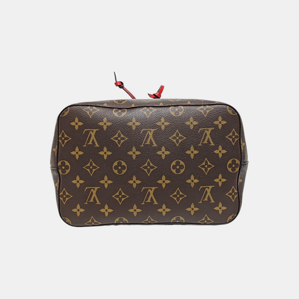 NÉONOÉ MM Monogram Coated Canvas Brown