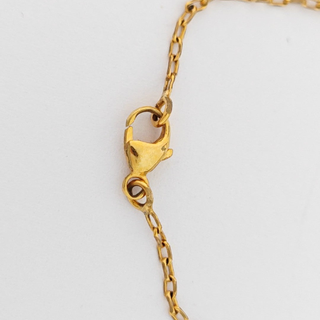 Pop H Metal Gold Necklace