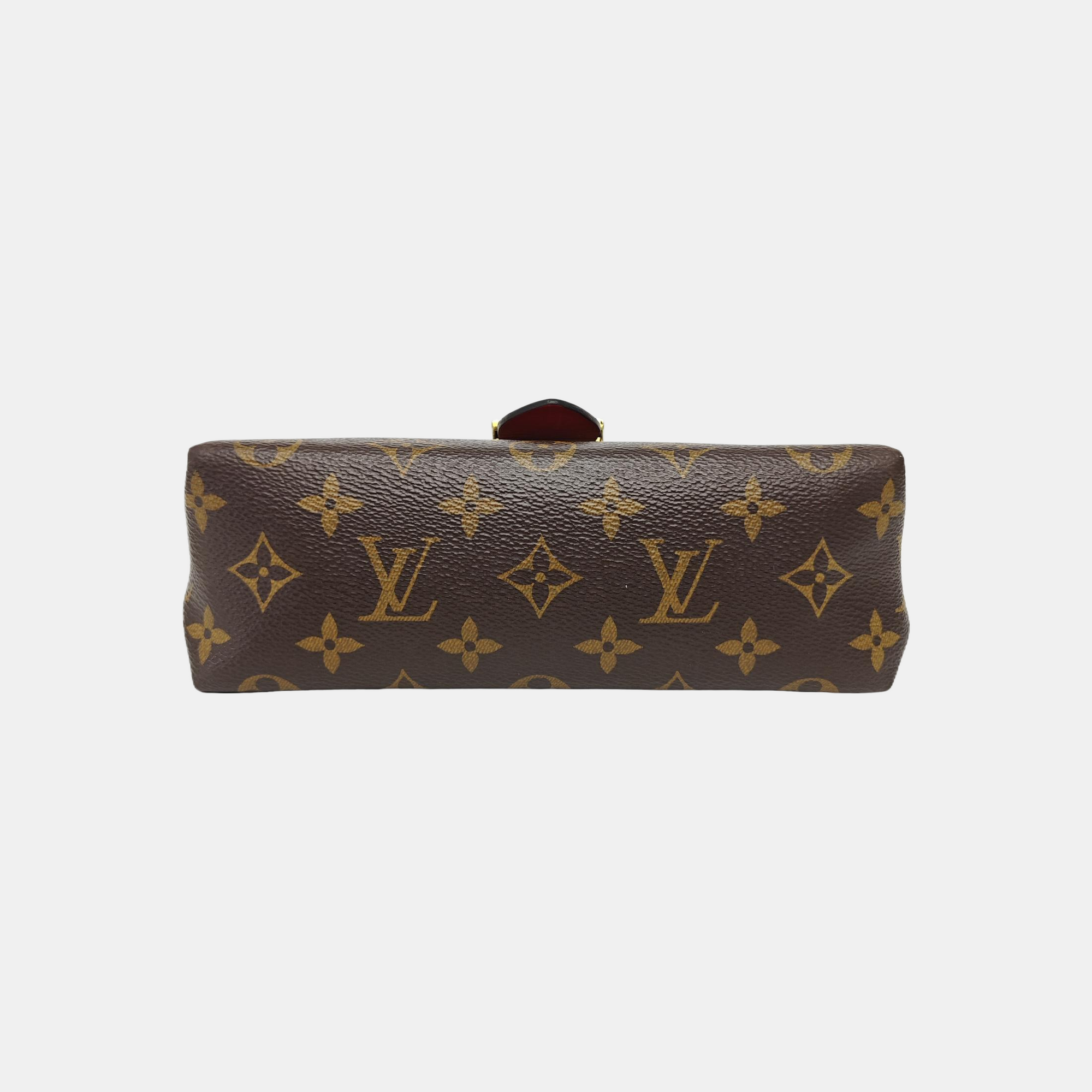 LOCKY BB Monogram Coated Canvas Red