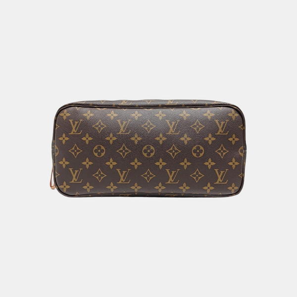 NEVERFULL MM Monogram Coated Canvas Brown
