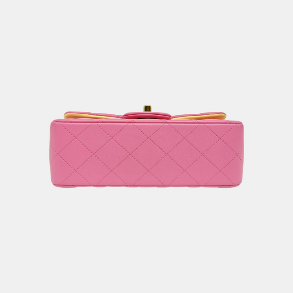 CLASSIC FLAP Mini Quilted Lambskin Pink