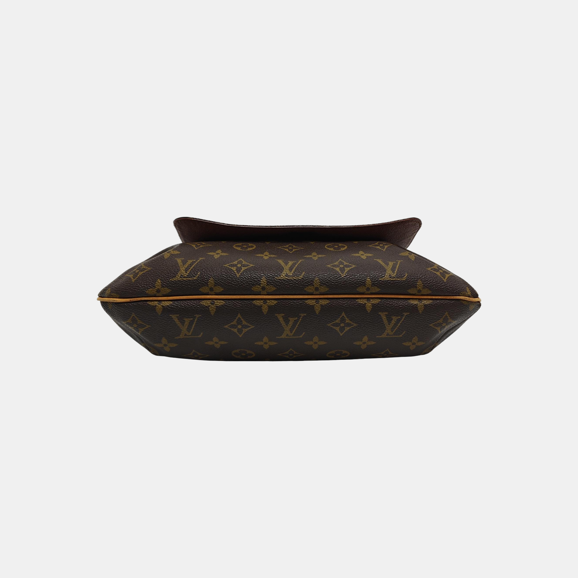 MUSETTE TANGO Monogram Coated Canvas Brown