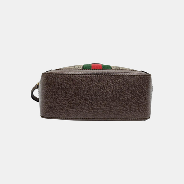 Ophidia Mini Monogram Coated Canvas Beige