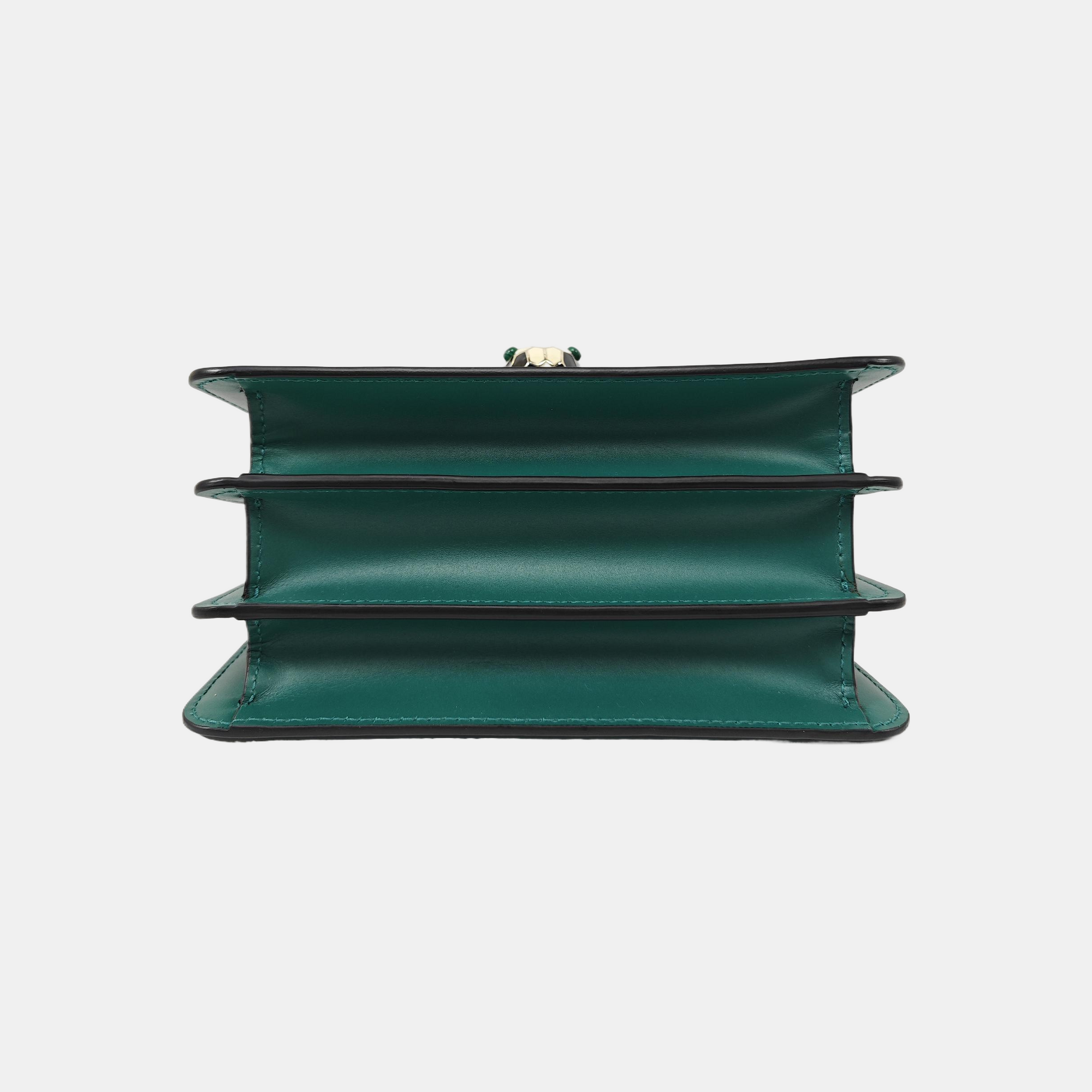 SERPENTI FOREVER Small Calfskin Green
