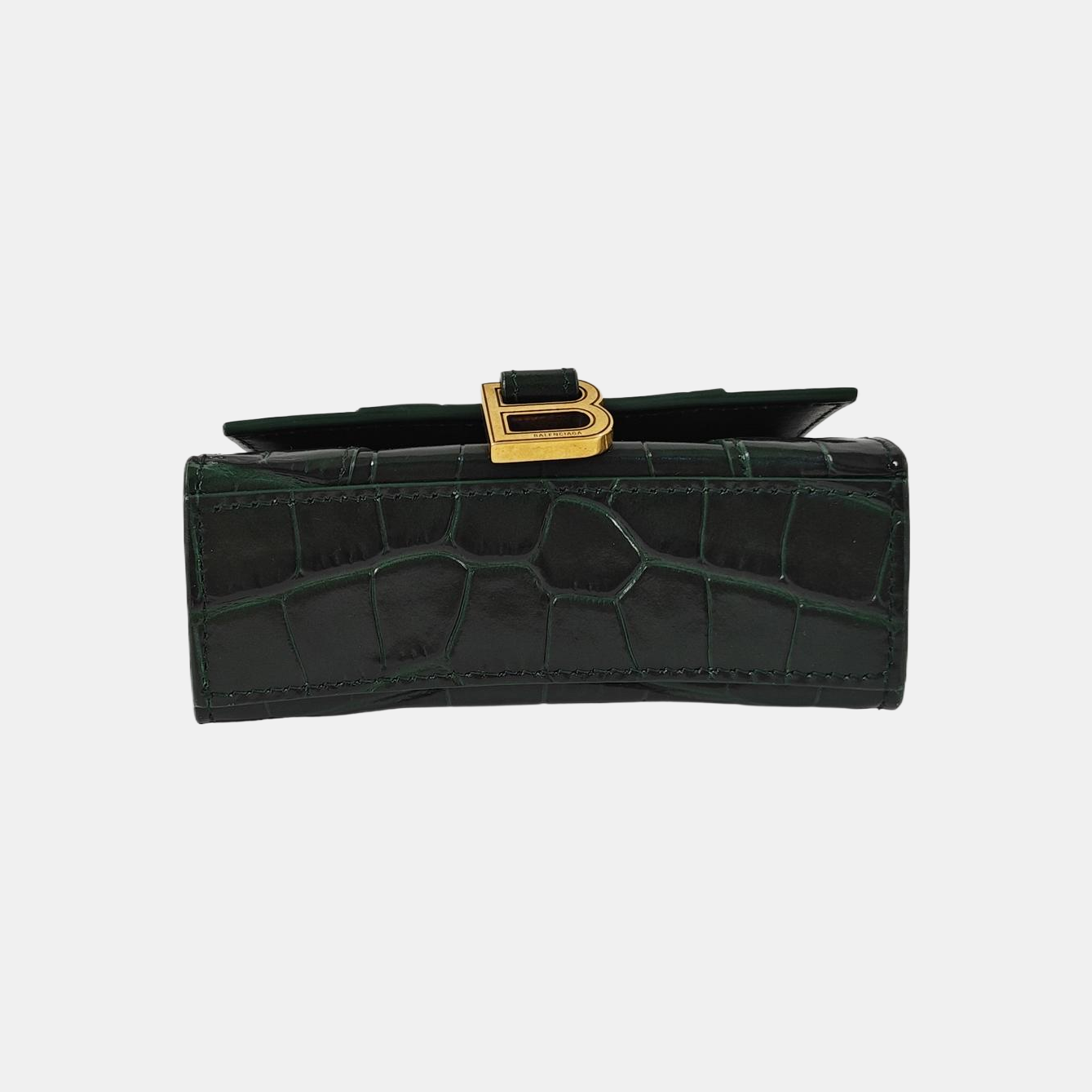 Hourglass Mini Calfskin Green