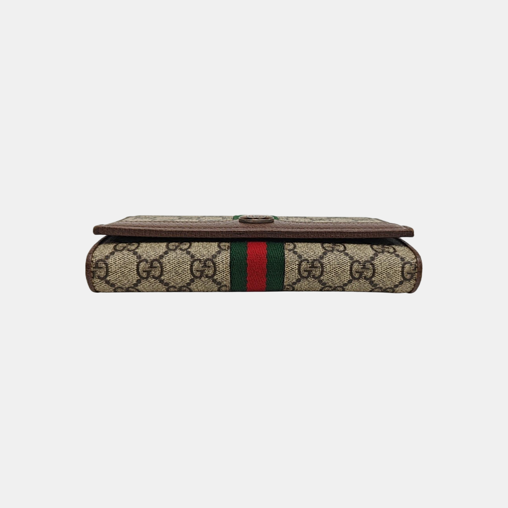 Ophidia Mini Monogram Coated Canvas Beige