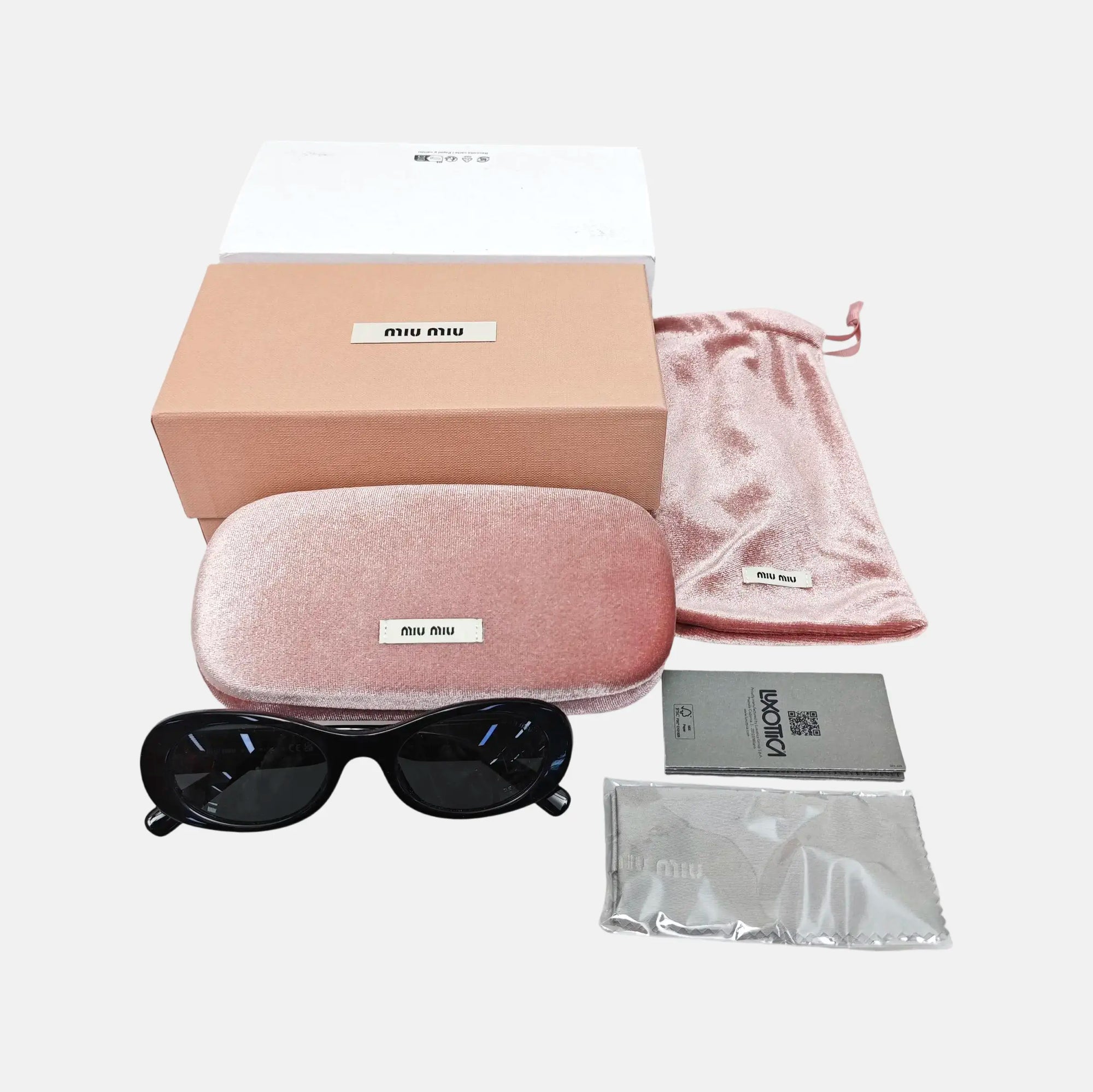 Black Synthetic Sunglasses