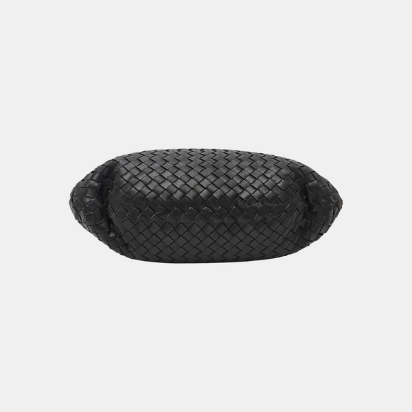 Lambskin Top Handle Bag Black
