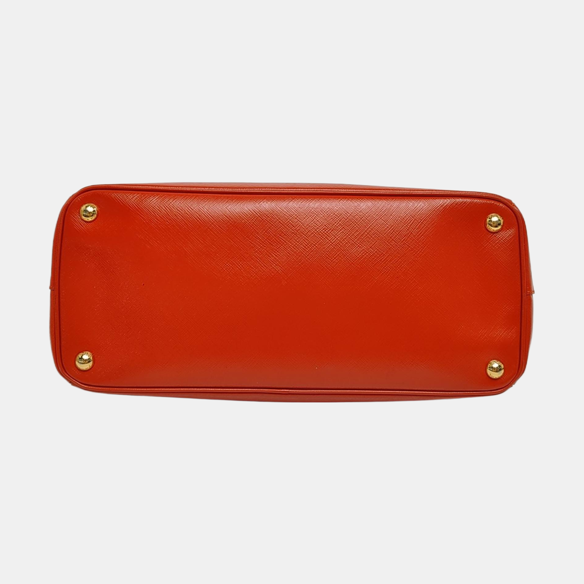 Authenticated pre-owned  Galleria Extra Large Saffiano Calfskin Orange - Tote Bag at Looply