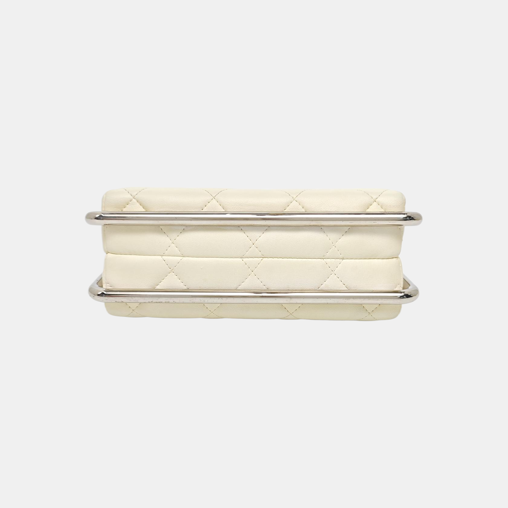 Quilted Lambskin White