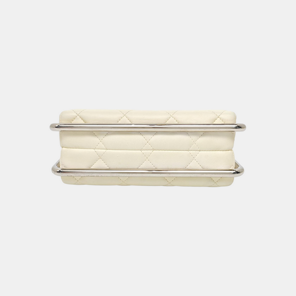 Quilted Lambskin White