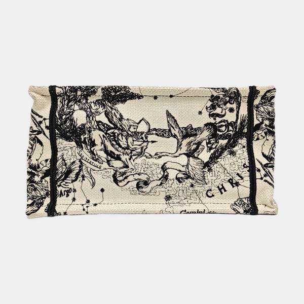 Book Tote Small Canvas White