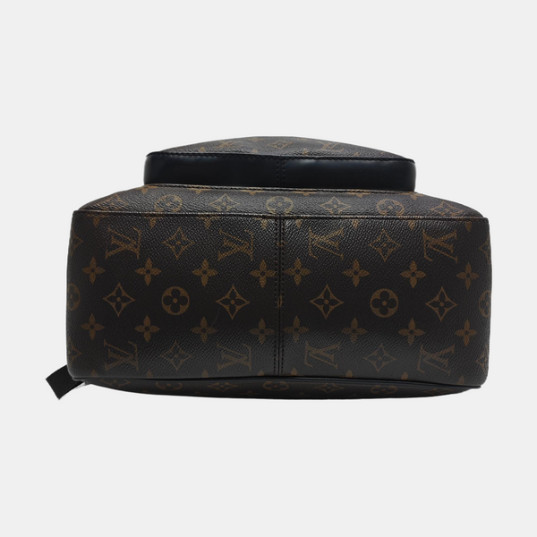 JOSH Monogram Coated Canvas Brown