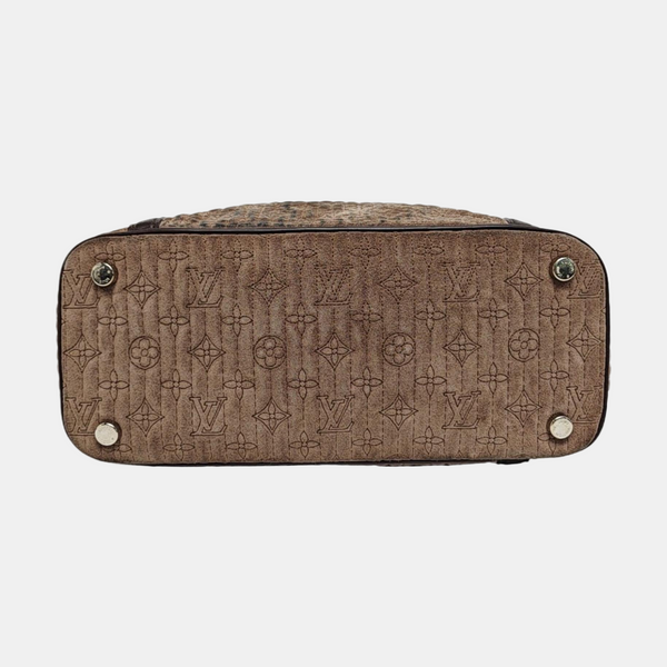 ANTHEIA IXIA Quilted Suede Gray