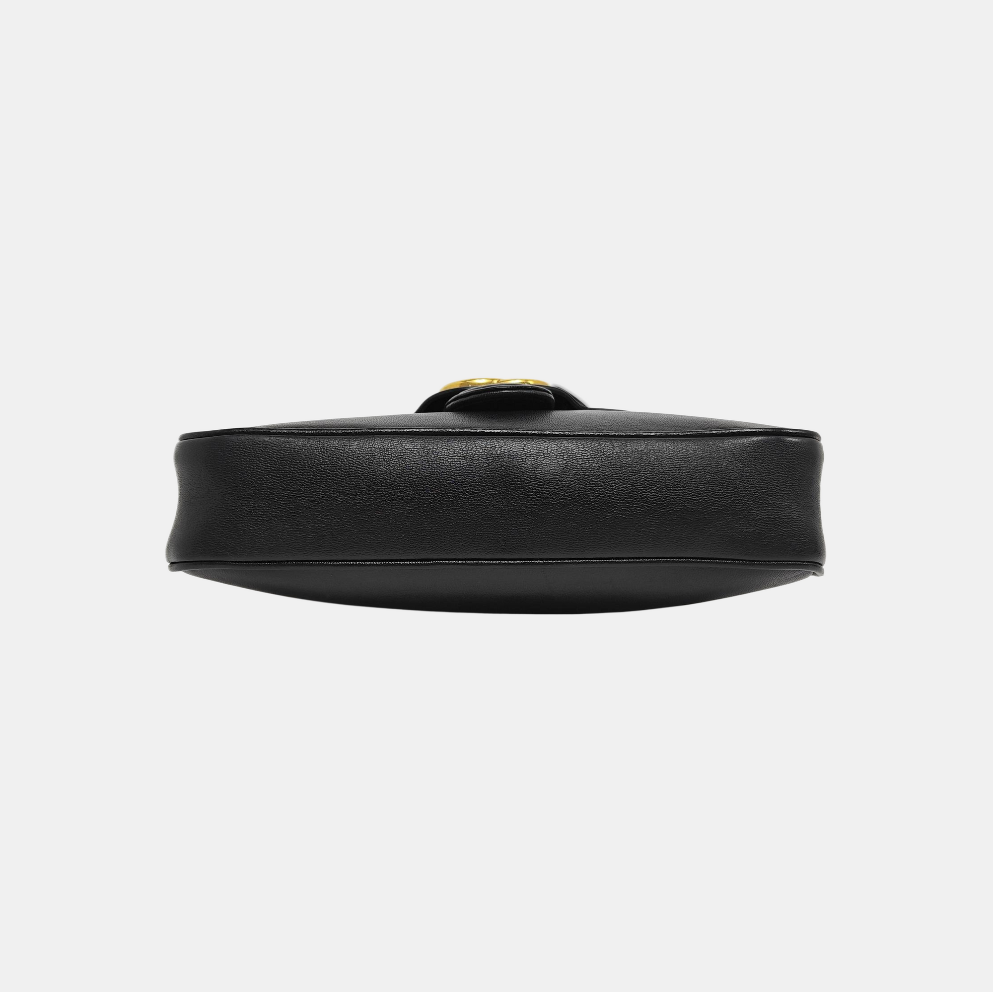 Calfskin Shoulder Bag Small Black