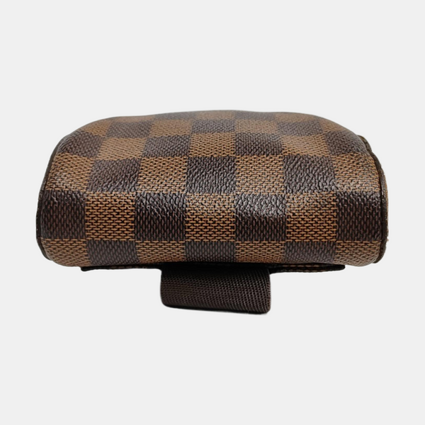 GÉRONIMOS Lona revestida Damier Ebene Marrón