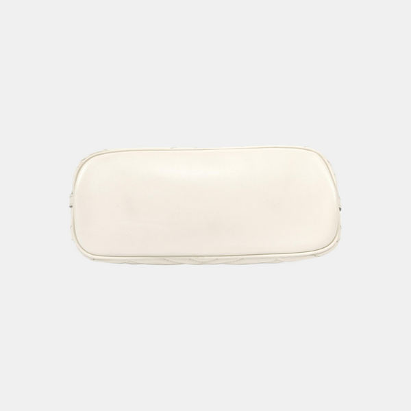 GG Marmont Small Quilted Calfskin White