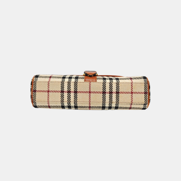 Fabric Shoulder Bag Beige