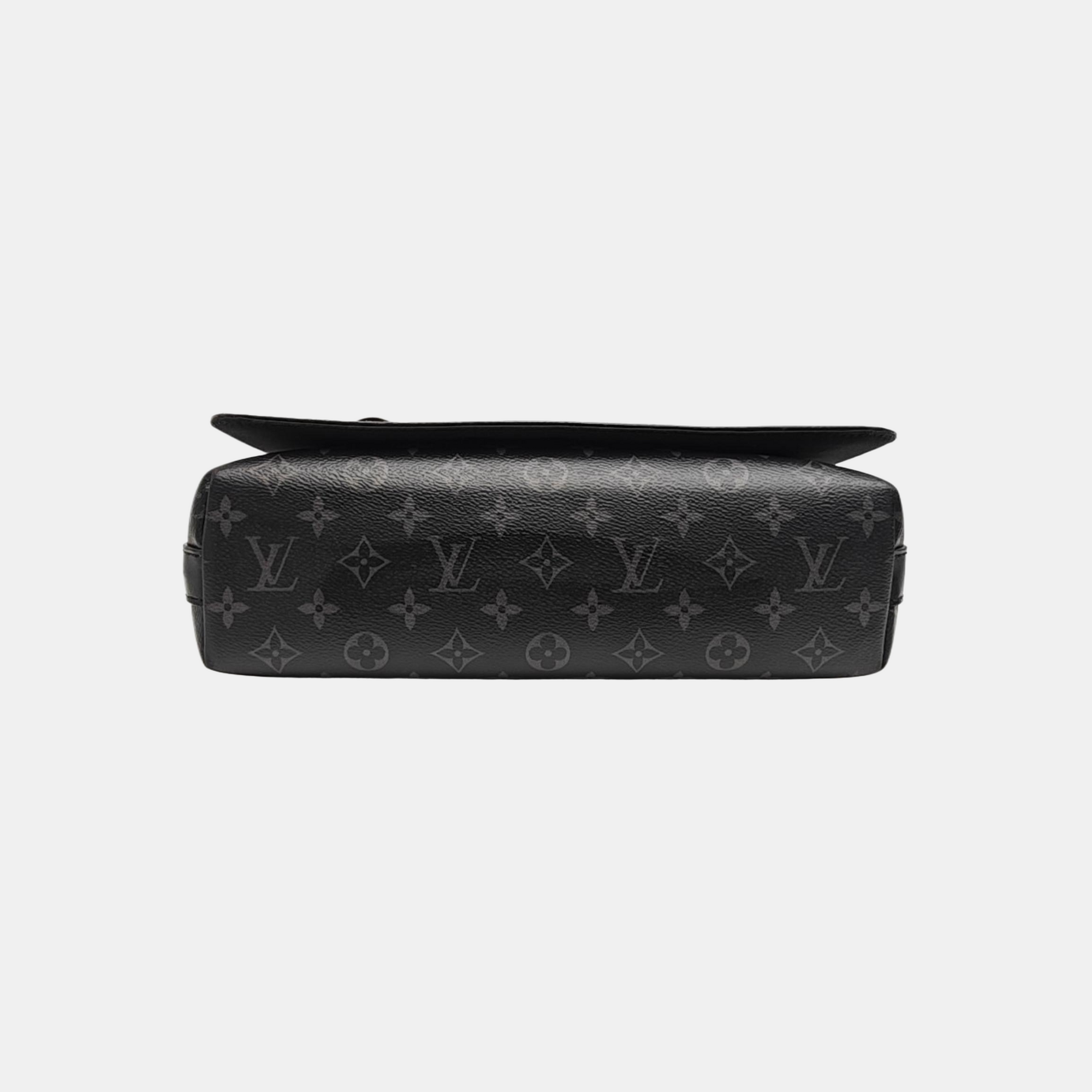 DISTRICT MM Monogram Coated Canvas Black