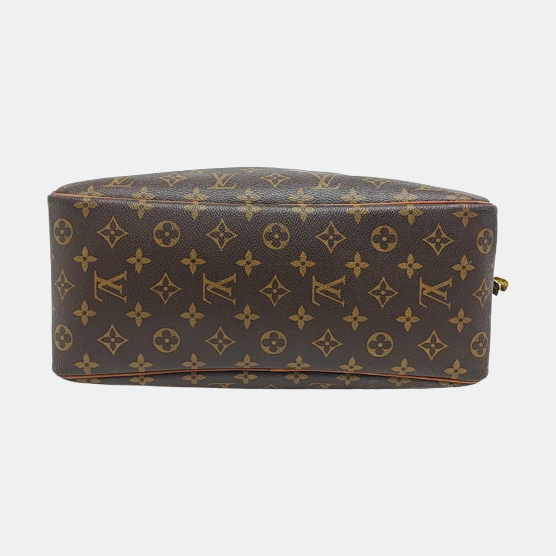 DEAUVILLE GM Monogram Coated Canvas Brown