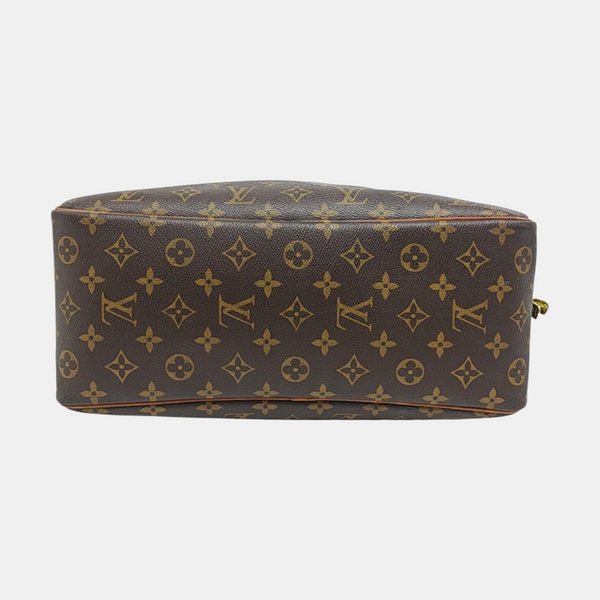 DEAUVILLE GM Monogram Coated Canvas Brown