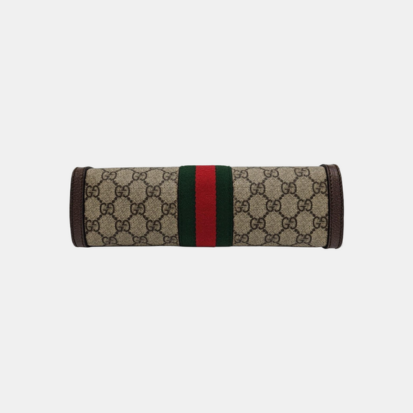 Ophidia Small Monogram Lona Revestida Beige