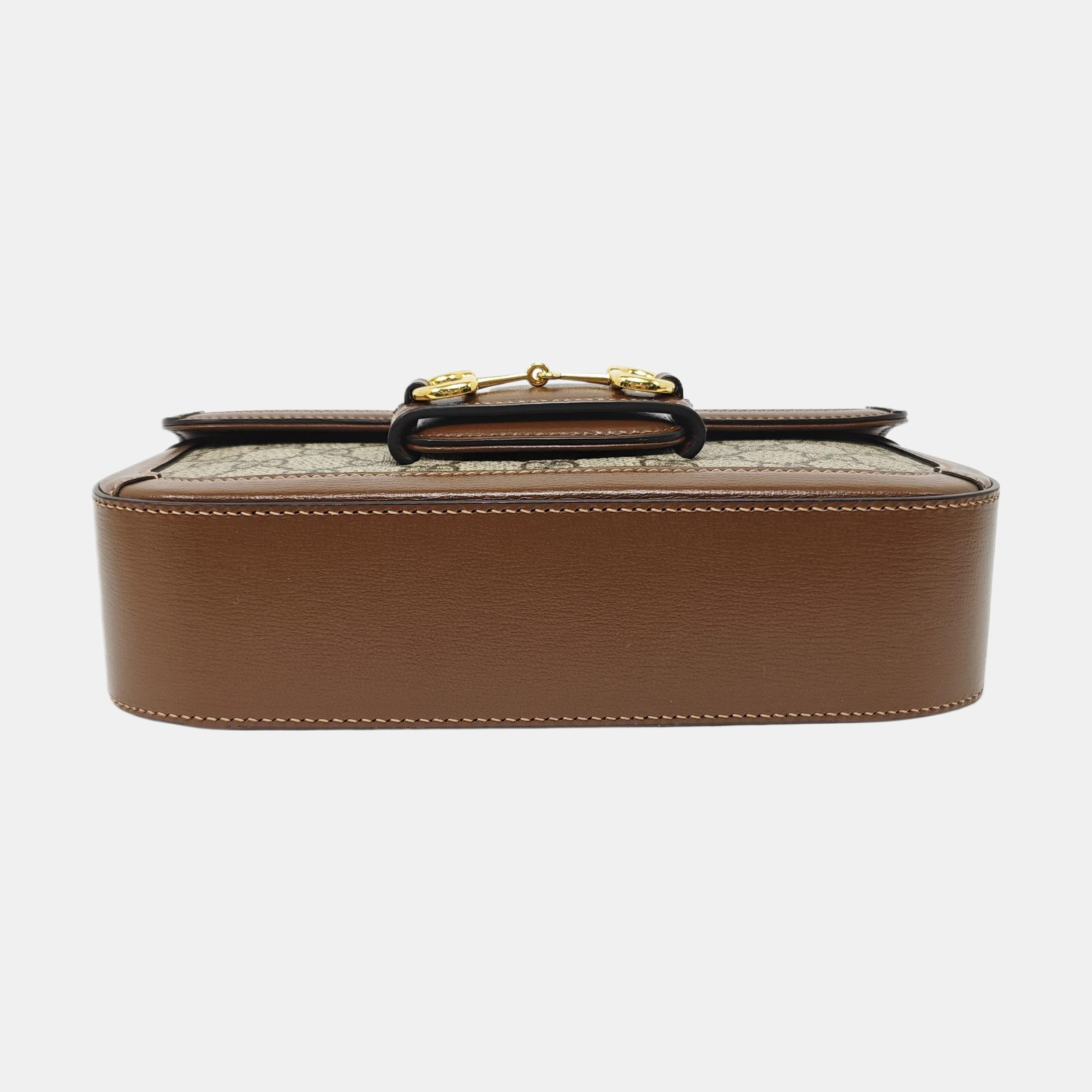 Horsebit 1955 Medium Monogram Coated Canvas Black