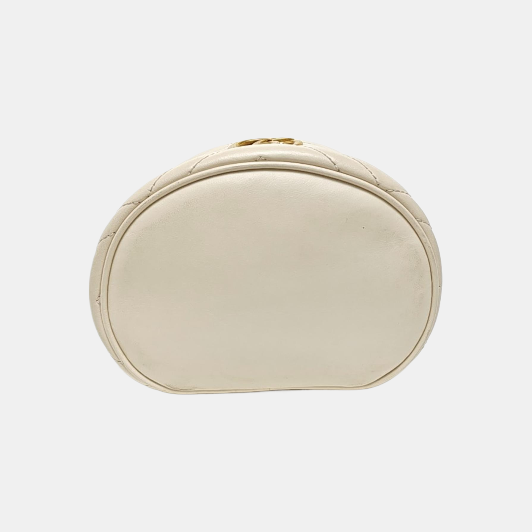 GG Marmont Mini Quilted Calfskin White