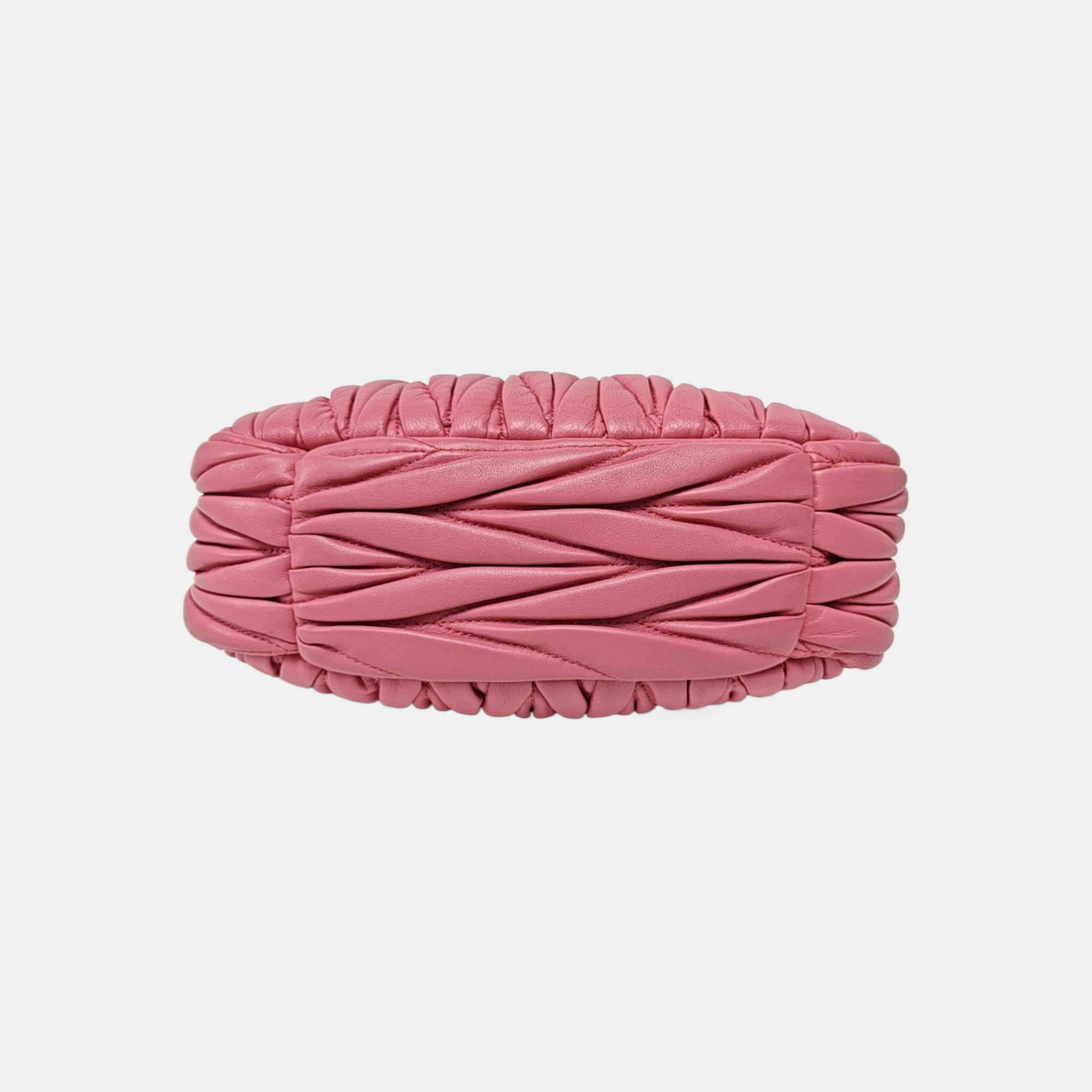 Wander Matelassé Small Quilted Lambskin Pink