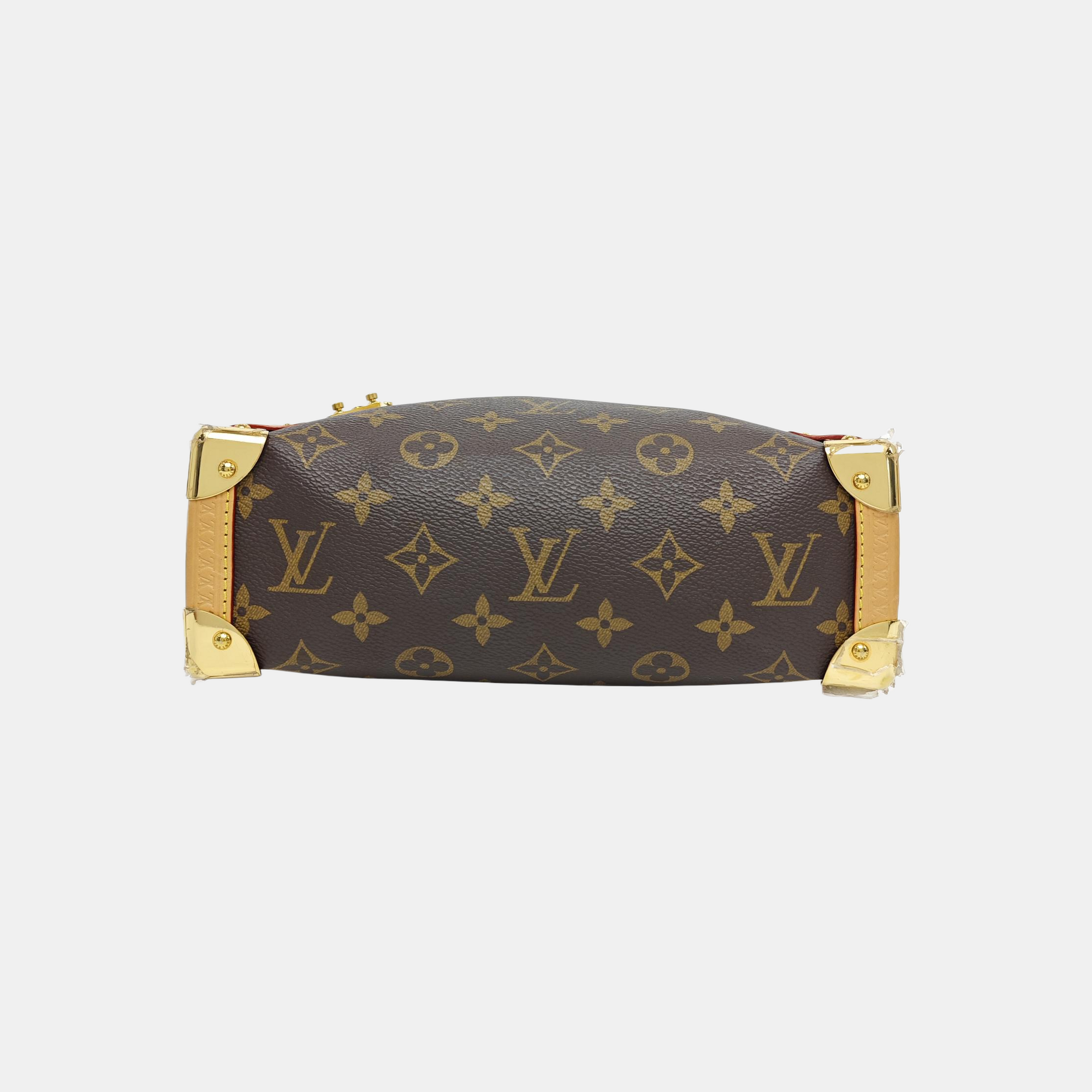 SIDE TRUNK MM Monogram Coated Canvas Brown