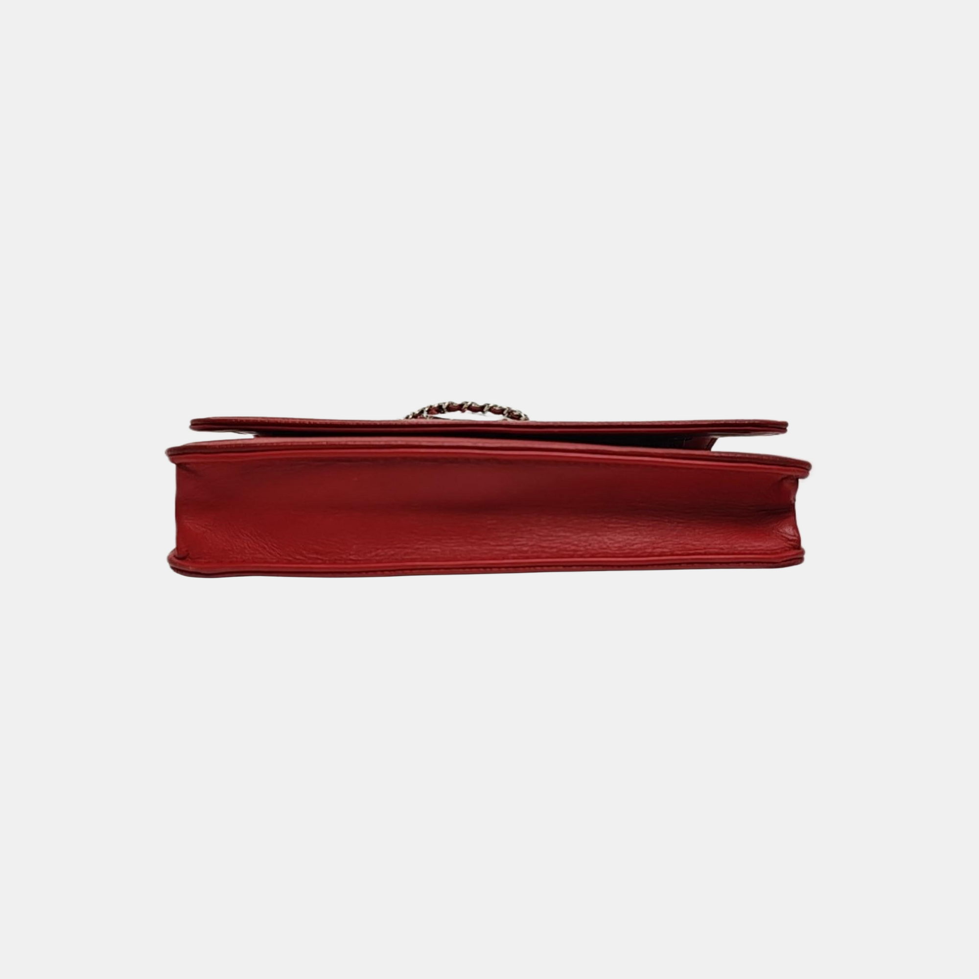 CC TIMELESS Grained Calfskin Red