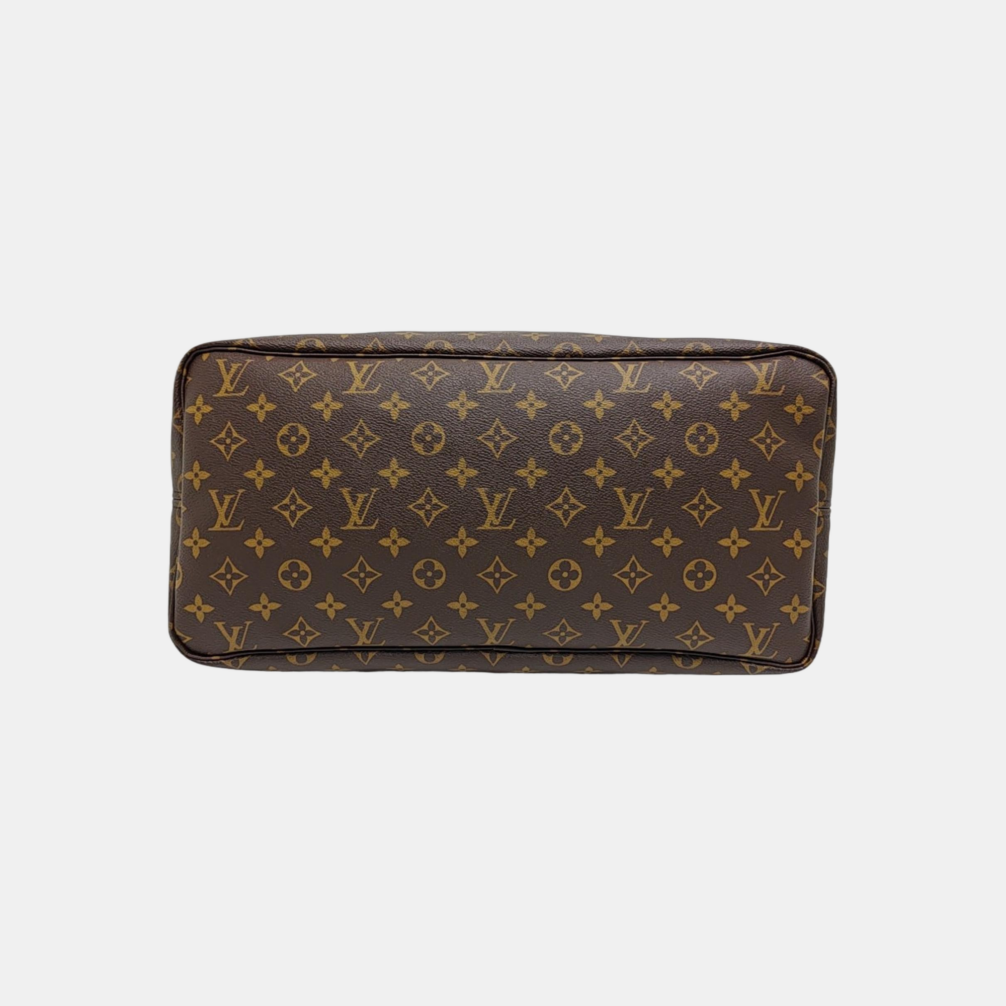 NEVERFULL GM Lona revestida Monogram Marrón