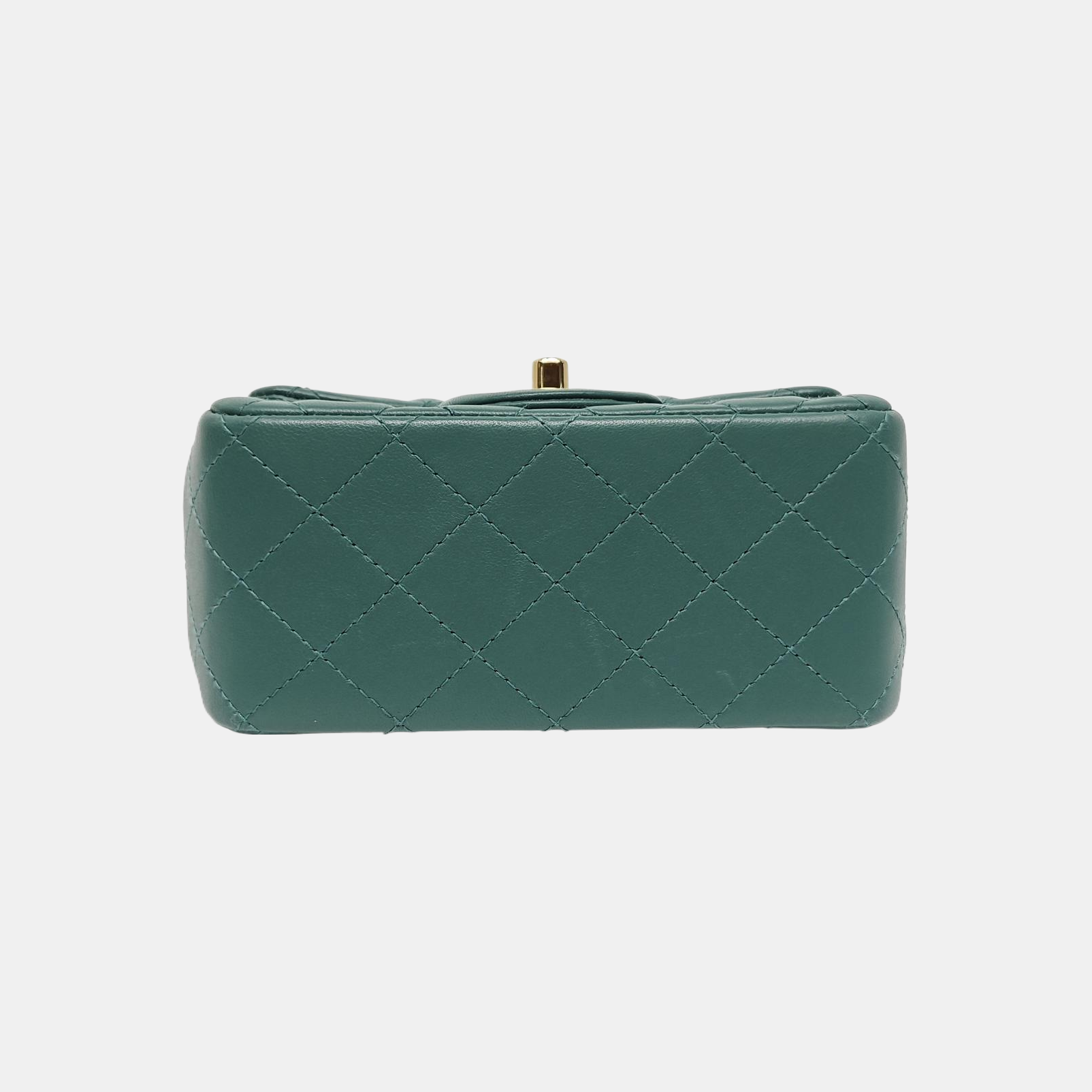 CLASSIC FLAP Mini Quilted Lambskin Green