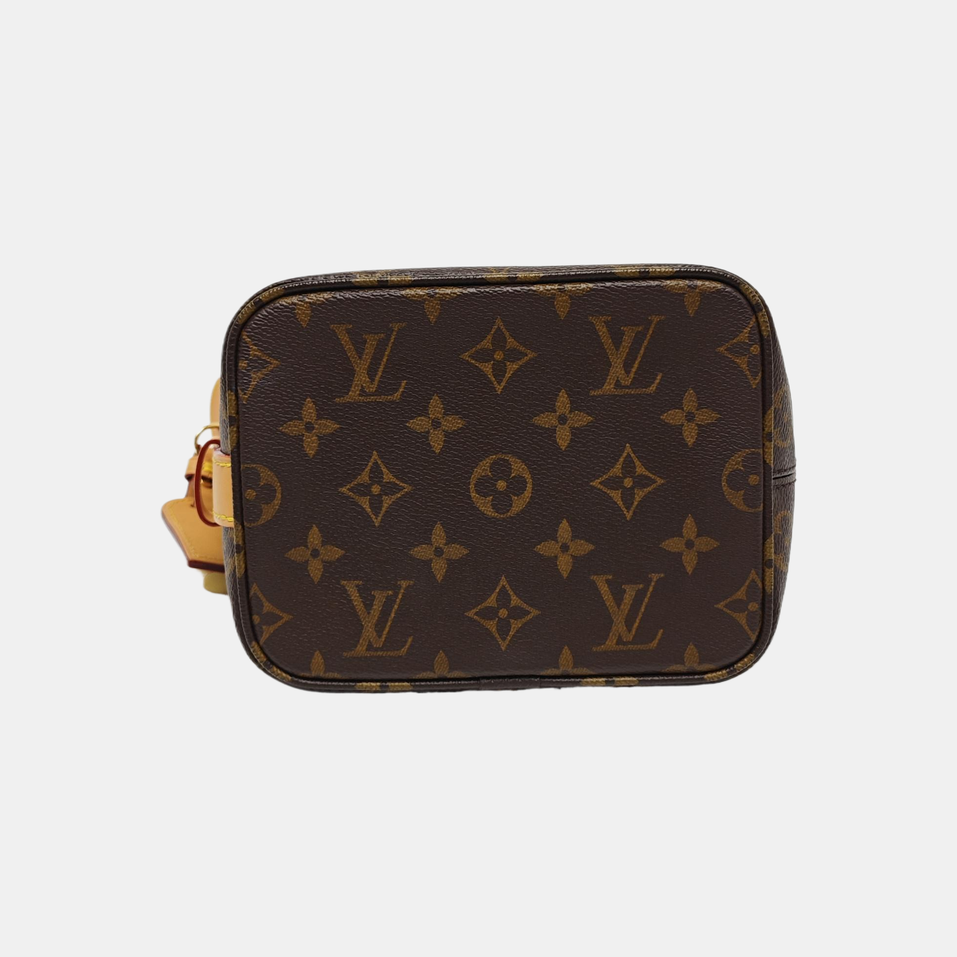 ALL IN BB Monogram Coated Canvas Brown