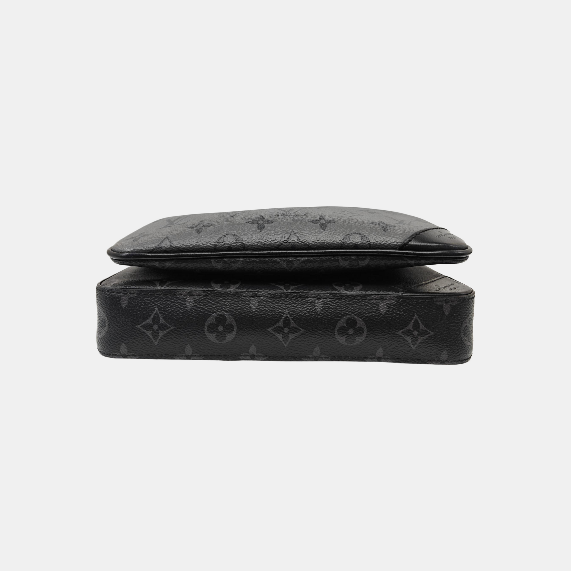 TRIO Monogram Coated Canvas Gray