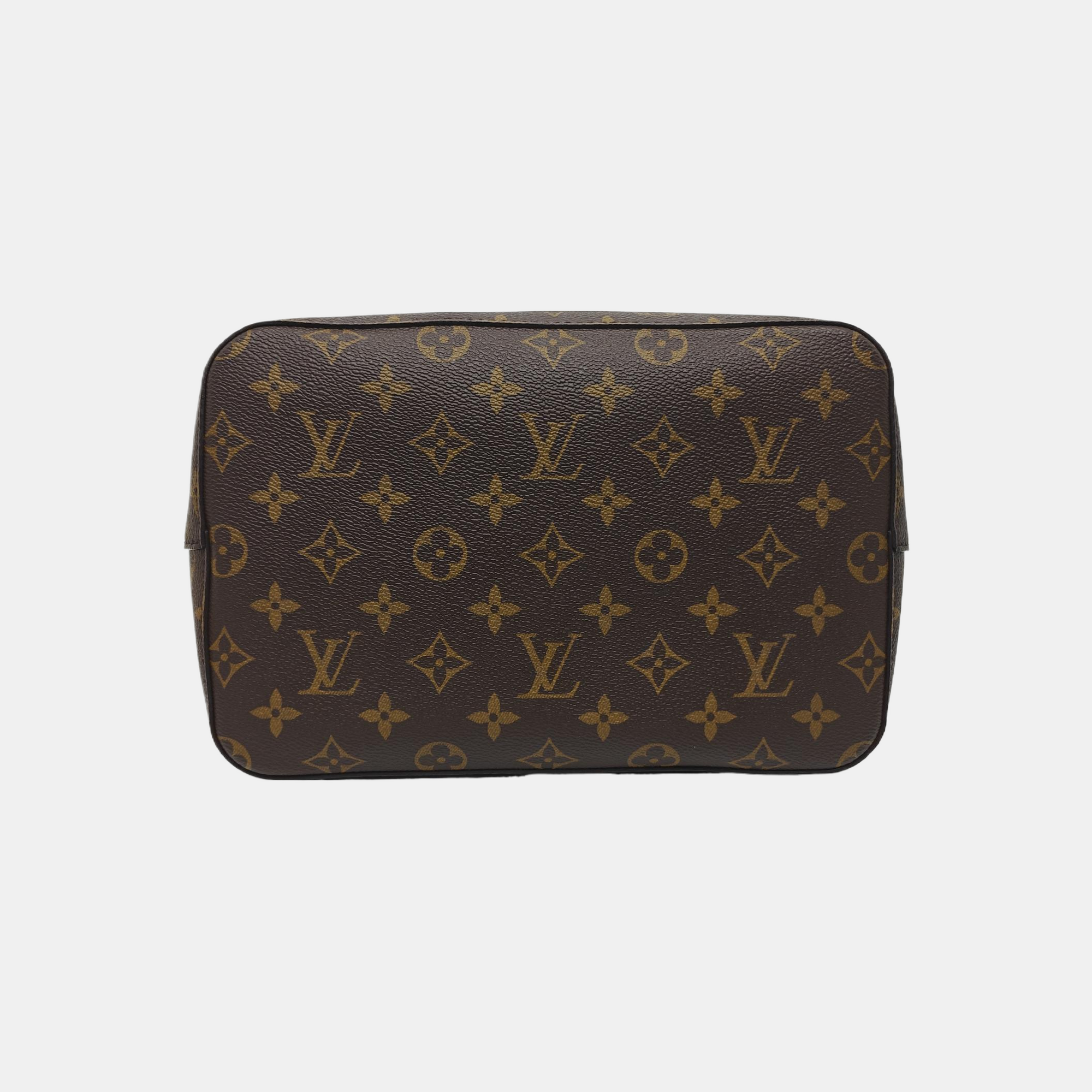 NÉONOÉ MM Monogram Coated Canvas Brown